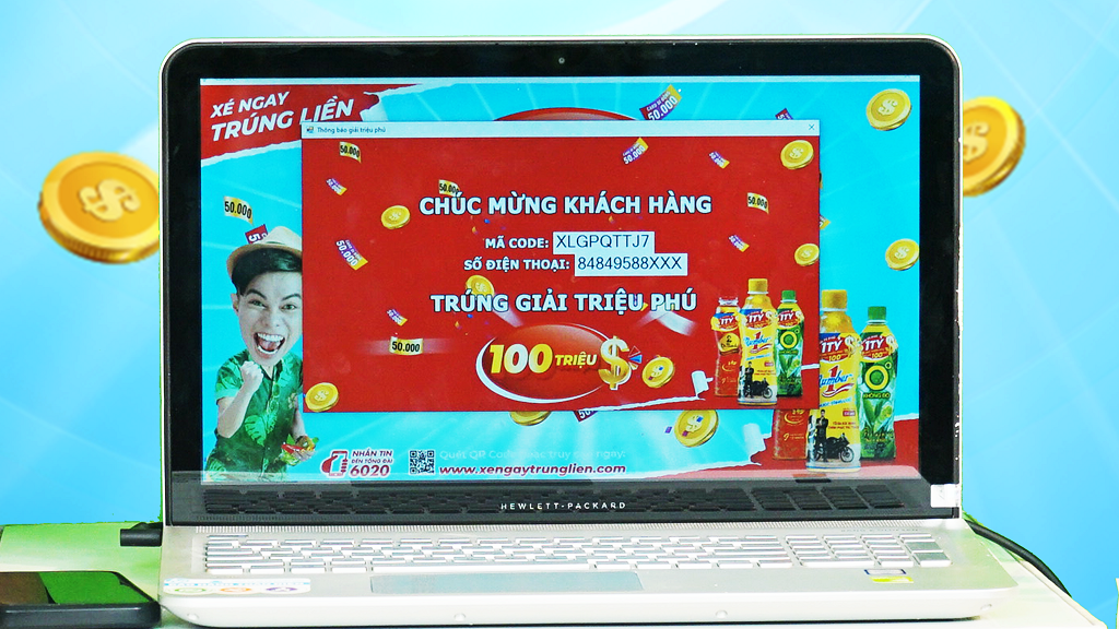Khách hàng may mắn thứ 3 trúng giải triệu phú 100 triệu đồng từ Number 1 đã lộ diện