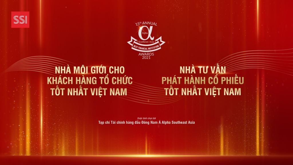 SSI đón nhận hai giải thưởng từ ALPHA SOUTHEAST ASIA