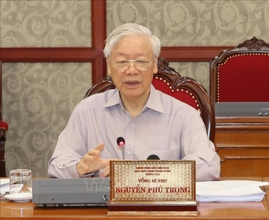 Tổng Bí thư Nguyễn Phú Trọng động viên Đảng bộ, chính quyền và nhân dân TPHCM