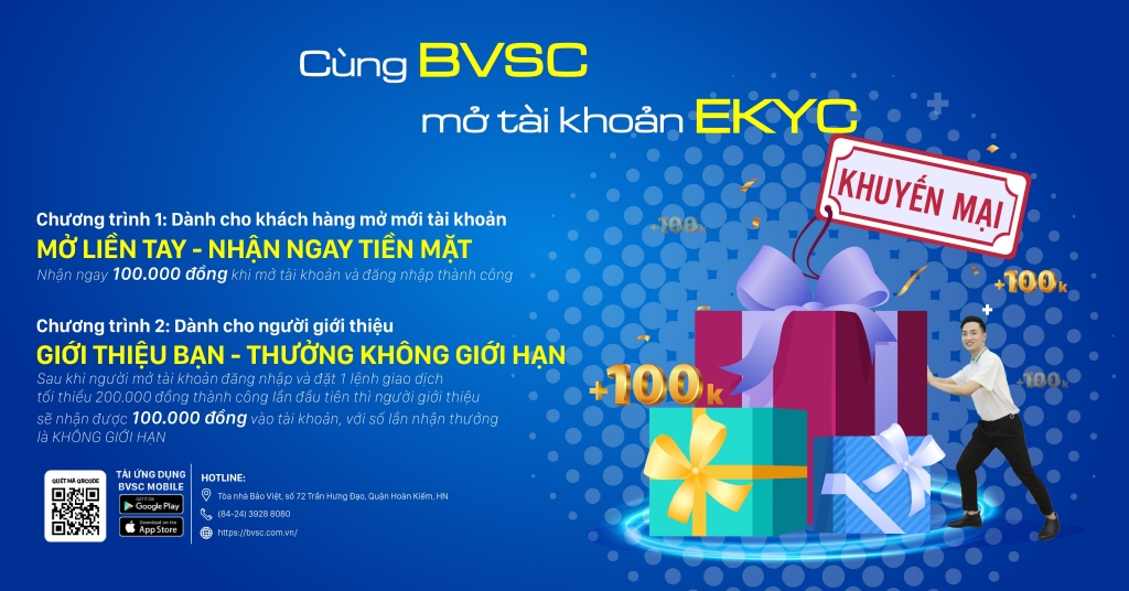 BVSC công bố dịch vụ mở tài khoản trực tuyến eKYC