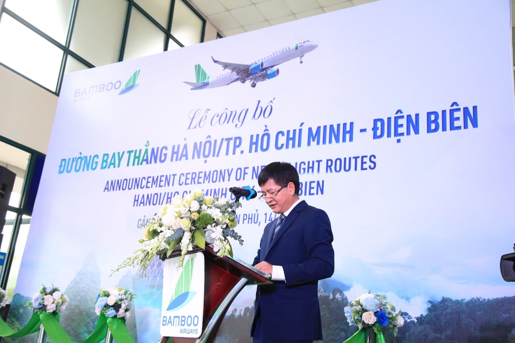 Điện Biên lần đầu tiên có đường bay thẳng thương mại khai thác bằng phản lực khu vực