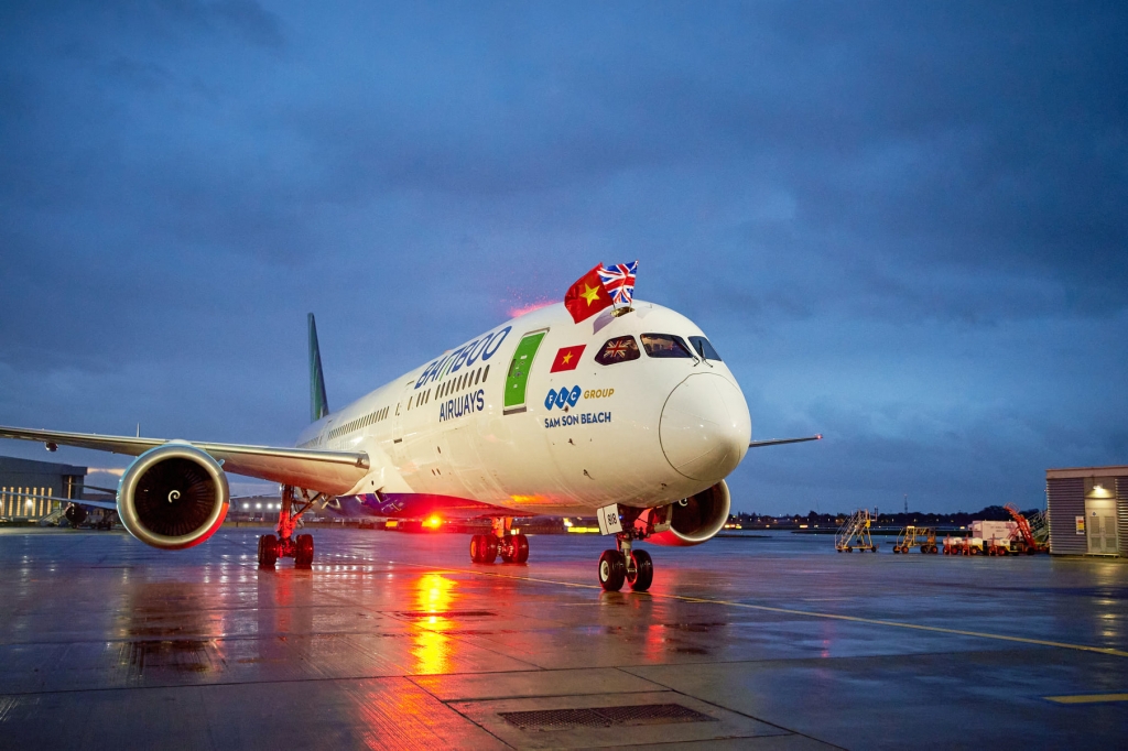 Bamboo Airways công bố đường bay thẳng Việt Nam - Vương quốc Anh