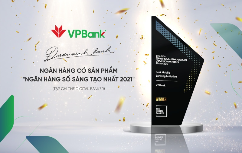 VPBank là đại diện duy nhất của Việt Nam nhận giải thưởng “Ok365 com vn nổ hũ số sáng tạo nhất 2021”