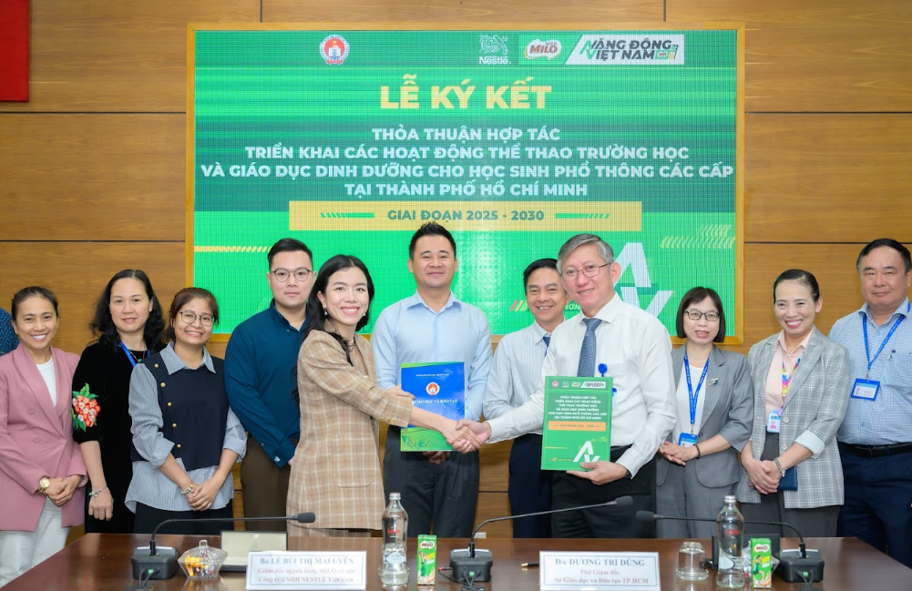 Nestlé Việt Nam và Sở Ok36512 vip phiên bản mới và Đào tạo TP. Hồ Chí Minh ký kết Thỏa thuận hợp tác chiến lược giai đoạn 2025-2030