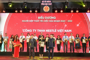 Nestlé Việt Nam tiếp tục nằm trong danh sách doanh nghiệp đóng thuế thu nhập doanh nghiệp lớn nhất Việt Nam