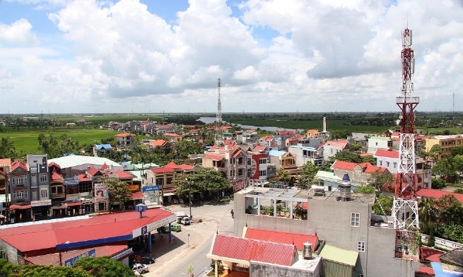 Một góc thị trấn An Lão, huyện An Lão, TP. Hải Phòng