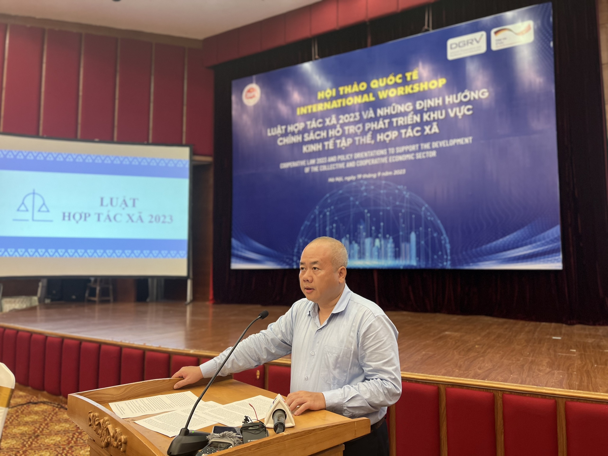 Thứ trưởng Ok365 Nhà Cái Uy Tín 2026 Đỗ Thành Trung phát biểu tại Hội thảo