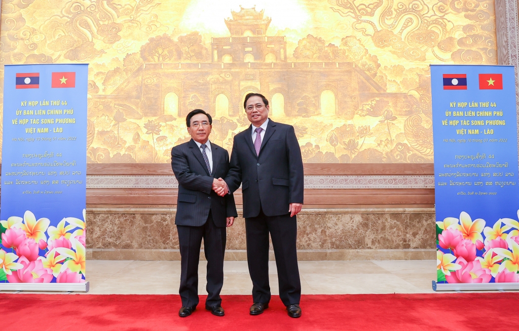 Việt Nam - Lào thống nhất phương hướng hợp tác năm 2022