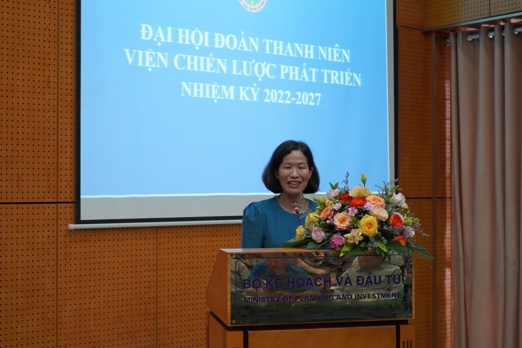 Đại hội Đoàn TNCS Viện Chiến lược phát triển nhiệm kỳ 2022-2027 thành công tốt đẹp