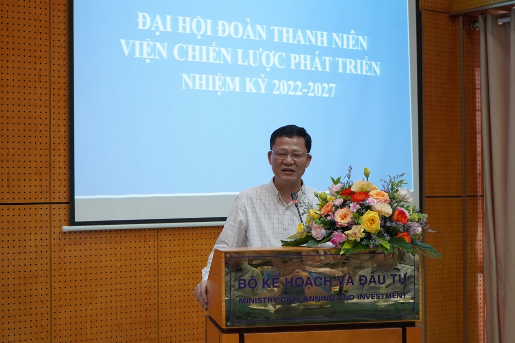 Đại hội Đoàn TNCS Viện Chiến lược phát triển nhiệm kỳ 2022-2027 thành công tốt đẹp