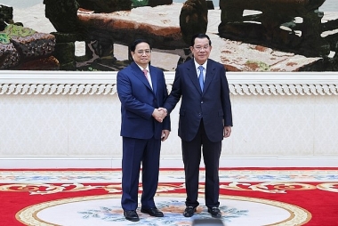 Việt Nam - Campuchia ra Tuyên bố chung