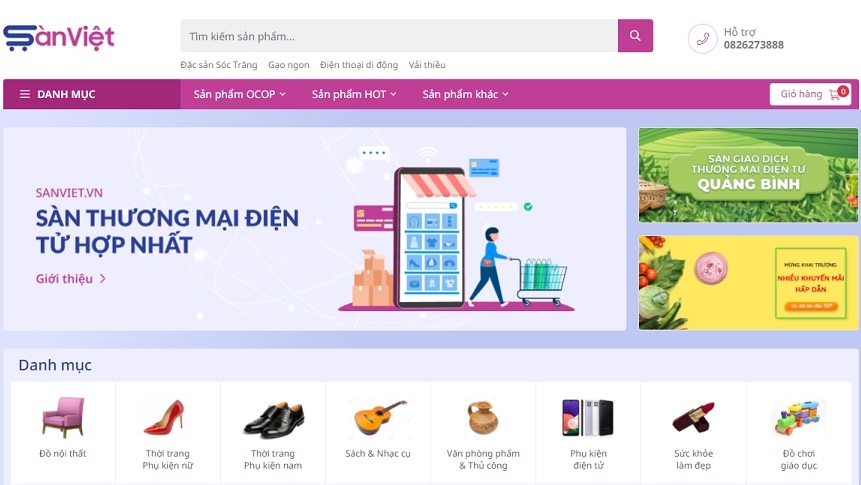 Bộ Công Thương đang triển khai Đề án Đăng ký OK365.COM nhận về ngay 365K sàn thương mại điện tử hợp nhất 63 tỉnh, thành